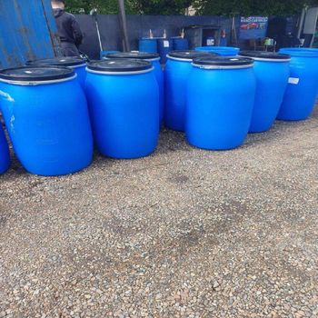 High Quality Plastic Barrel ,Drum 200 Litre HDPE Open Top Blue Plastic Drum - malter group - Tanzania