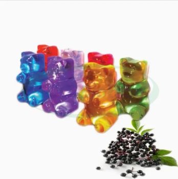 Ausreson OEM Immune System Support Organic Sambucus Black Elderberry Vitaminc Zinc Gummies - Xi'an ECO Biotech Factory Co., Ltd. - China