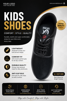 School shoe black colour kids from As apperels School shoe black colour kids - As apperels - India