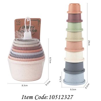 Baby Bath Toys Stacking Educational Juguetes Infant Toys Size Small HS Code 950300 Type Bath Toys Color Multicolor Trademark KAI - Shantou Kaixin Trading Co., Ltd - China