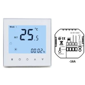 Best Thermostat Factory OEM WiFi Smart Room Heating Temperature Controller for Water Electric Floor Heating Gas Boiler - Hotowell Technology (Xiamen) Co., Ltd. - China
