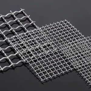 Stainless/Galvanized Steel Mesh: Crimped Woven, Safety Vibrating Screen - Anping Puteng Wire Mesh Products Co., Ltd - China