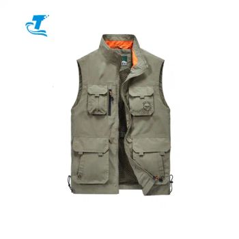 Work Fly Fishing Work Suit Thick Outdoor Men Vest - Fuzhou Changtai Textile Co., Ltd. - China