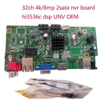 Good Quality 32CH NVR Board 4K 2SATA Hisilicon DSP Ultra H. 265 Onvif Network Video Recorder Unv OEM - Shenzhen Stable Technology Co., Ltd. - China