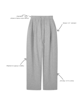 Joggers Fabric Weight 350 Gsm Fabric Material Premium Cotton Fleece Manufacturing Capability Oem & Odm Accepted Hs Code Support Hs Code Support For - Premium Threads Private Limited - India