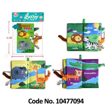 Wholesale Educational Toys Soft Animal Tail 3D Book Cloth Book for Infants Hot Selling Toys for Babies - Shantou Kaixin Trading Co., Ltd - China
