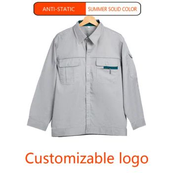 Summer Thin Long Sleeve Work Clothes for Men and Women Auto Repair Workshop Work Wear, Summer Work Wear Customization - Wuhan Corhunter Garment Co., Ltd. - China