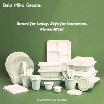 Bagasse Disposable containers Grade PFAS - Bela Milva - India