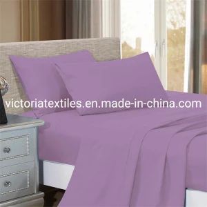 100% Pure Microfiber Sheets Sets,Cooling Bed Sheets 600 Thread Count Long Staple Polyester ,Sateen Weave for Soft and Silky Feel, Fits Mattress 16 Deep Pocket - Nantong Victoria Import and Export Co., Ltd. - China