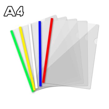 A4 Transparent Plastic PP Stick Report Cover Sleeve File Folders Slide Bar Pumping Rod Folder - Nanchang Qunpeng Technology Development Co., Ltd. - China