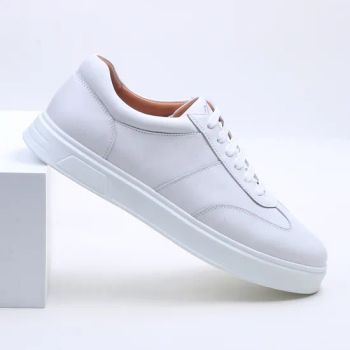 New Models Leather Footwear Fashion Lace up Men Casual Shoes Brand Men's Sneaker White Famous Design - Adit Shoes Manufacture Co., Ltd. - China