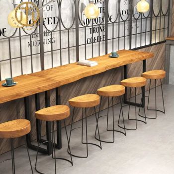 Nordic Solid Wood Bar Table Dining Room Long Bar Living Room Bar Table - Hebei Ximu Furniture Sales Co., Ltd. - China