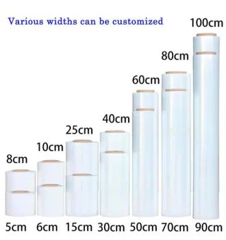 Food Cling Film High Stretch Transparent Clear Waterproof Plastic Wrap Packing Wrapping Film Stretch Film Roll - QINGDAO WANDA FORTIS CO., LTD. - China