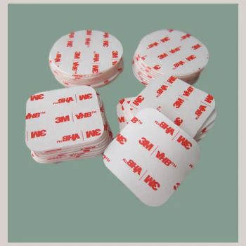3m Double Sided Acrylic Foam Adhesive Tape 4930 Die Cutting High Performance White Color/25mm Circle -- Can Offer Other Size - Qingdao Tormays Industry & Trade Co., Ltd. - China