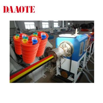 HDPE Porous Power Pipe Threading Cable Cod Pipe Extrusion Machine - QINGDAO DAAOTE PLASTIC EXTRUSION MACHINE CO., LTD. - China