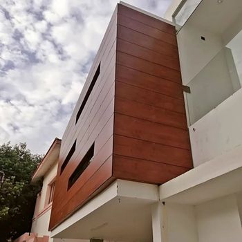 College exterior wall claddings Durability High Weather Resistance High Aesthetic Appeal Enhanced Insulation Benefit - Pathframe Industries - India