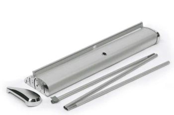 48" Aluminum Roll up Advertising Banner Stand Displays Type Folding Origin China Color Chromed Trademark FLAD Model NO. UR85-1 - Wuxi Flad Ad Material Co., Ltd. - China
