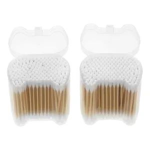 Fine Disposable Bamboo Stick Cotton Swab for Makeup Preparation - Qingdao Sunshine Household Products Co., Ltd - China