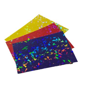 Broken Glass Transparent Holographic BOPP Plastic Film Soft Lamination for Packing and Printing - Wenzhou Zhanxin New Materials Technology Co., Ltd. - China