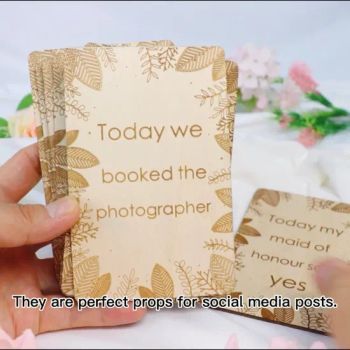 Milestone Cards Mr Mrs Wedding Plaque 1Y MOQ100 - NINGBO GENERAL UNION CO.,LTD. - China