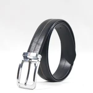 Europe Black Genuine Leather Belt for Man - Guangzhou Deconn Leather Industry Limited - China