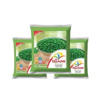 Green Peas AI Quick Frozen 900g Vegetable Prepared from Whole Immature Pea Seeds Properly Blanched and Frozen Ready to Use - AL ISLAMI FOODS GROUP L.L.C - United Arab Emirates