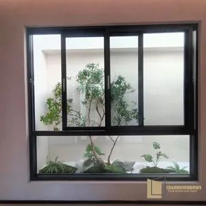 Anti-Theft Thermal Insulation Aluminum/Aluminium Alloy/Metal Glass/Double Glazed/Glazing Hurricane Impact Casement Windows and Doors Price for House/Home - Charmo Window Innovations Manufacturing Co., Ltd. - China