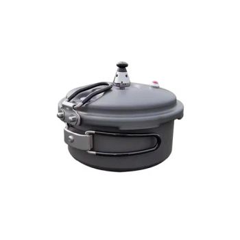 Mini Aluminum Alloy Flat Bottom Pressure Cooker Gas Induction Compatible for Camping and BBQ Grills - Zhejiang Favour Import and Export Co., Ltd. - China