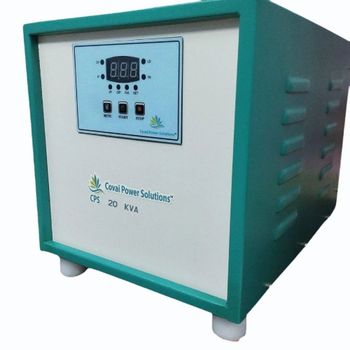 Covai Power Solutions 20 KVA Single Phase Air Cooled Servo Voltage Stabilizer (160-260V) - Covai Power Solutions - India