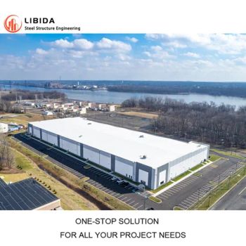 Painted Steel Structure Workshop/ Steel Structure Plant Origin China Color Optional Trademark LIBIDA Layers - Shenyang Libida Steel Structure Engineering Co., Ltd. - China