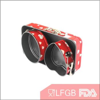Mini Rectangular&Circle&Heart Assorted Cake Pans Kitchen Implements Carbon Steel Baking Pans with Removable Bottom - Market Union Co. Ltd. - China