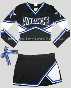 Spandex Long Sleeve Cheerleading Uniforms - Suzhou Huihai Sports Goods & Dress Co., Ltd. - China