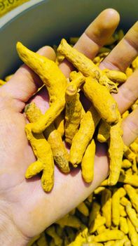 Turmeric finger double polised from SSAR INTERNATIONAL IMPORT AND EXPORT COMPANY and manufacturer Turmeric finger double polised - SSAR INTERNATIONAL IMPORT AND EXPORT COMPANY and manufacturer - India