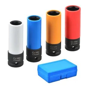 4PC 17mm19mm21mm Cr-Mo Deep Impact Socket Set SK8134 SINKEE 1Y MOQ100 - Hangzhou Sinkee Technology Co., Ltd. - China