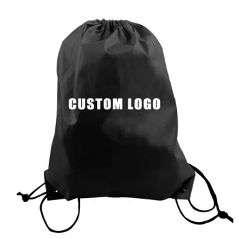 Custom Logo Waterproof Travel Nylon Polyester Draw String Backpacks Gym Drawstring Bags - Zhongshan Lucky Art & Crafts Gifts Co., Ltd. - China