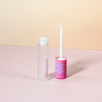 Empty Cosmetic Packaging 5ml Custom Fashion Round Colored Transparent Lipgloss Tubes - Guangzhou Keyo Pack Co., Ltd - China