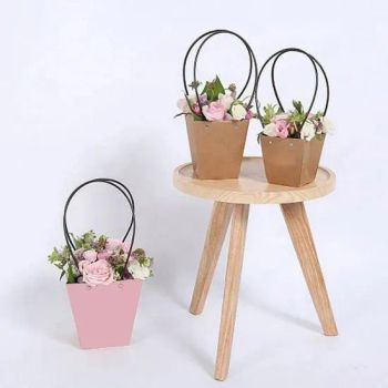 Stylish 13cm Trapezoid Flower Bags for Weddings and Parties - Shaoxing Shecan Packaging Material Co., Ltd. - China