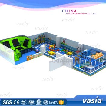 Vasia New Design Trampoline Indoor Park with En71 Certificate (VS1-160427-150A-31A) - Huaxia Amusement Co., Ltd. - China