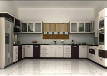 Modern Modular kitchen renovations Material Wooden Brand HOME STYLE Warranty 5-10 Years Finish Matte & Gloss Kitchen Shape U - Master S Desingers - India