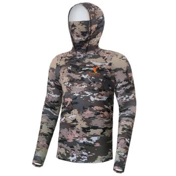 Outdoor Performance Hiking Hoodie Sun Protective Quick Dry Thermal Wear for Hunting - Guangzhou Rainjoys Sports Goods Co., Ltd - China