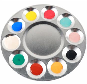 Hot Sell Items Other Art Supplies 10 Hole Metal Paint Palette - Ningbo Becol Stationery & Gifts Co., Ltd. - China