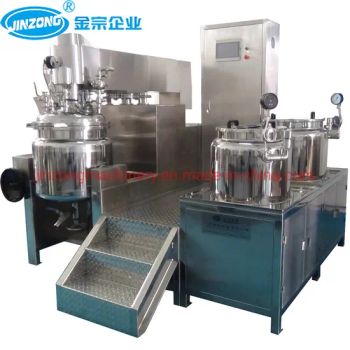 Factory Produces Food Cosmetics Daily Necessities Medicines and Other Mixing Equipment Vacuum Homogenizing Emulsifying Machine - Guangdong Jinzong Machinery Co., Ltd. - China