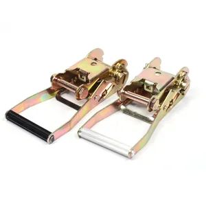 2inch 50mm Zinc Metal Part Ratchet Buckles for Tie Down Cargo Straps - Hebei Jili Rigging Co., Ltd. - China