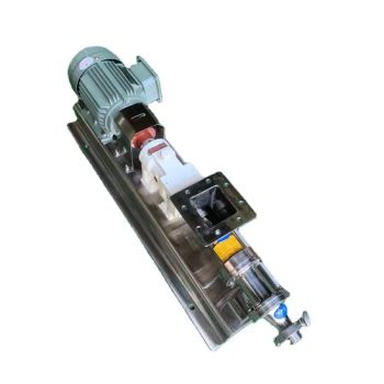 Sanitary Stainless Steel Screw Pump SS304 316L High Viscosity Single Screw Pump - Quzhou KingGo Machinery Co., Ltd. - China