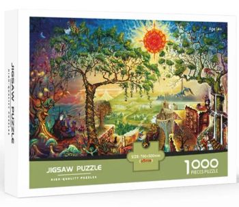 Custom Printing Jigsaw Puzzles for Adults 1ooo Piece Coating Custom Feature Custom Binding Custom Origin Zhejiang Specification - Ningbo Madacus Import and Export Co., Ltd. - China