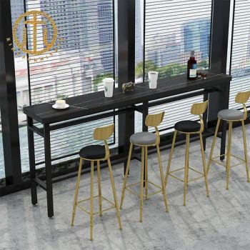 Black Modern Slate Cabinets Rectangular Multipurpose Bar Table - Hebei Ximu Furniture Sales Co., Ltd. - China