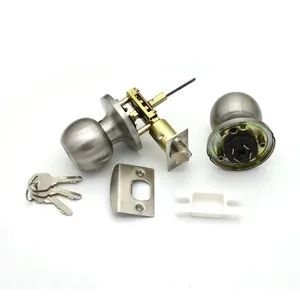 Free Sample Heavy Duty Stainless Steel Cylindrical Knob Door Lock - Wenzhou Tops Hardware Co., Ltd. - China