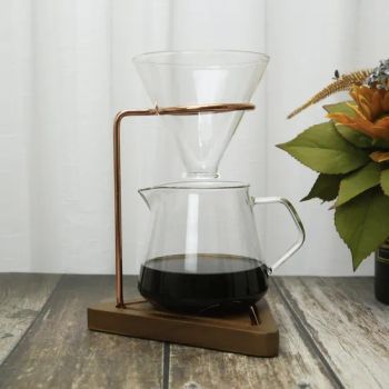 Wholesale Borosilicate Glass Mocha Pot Coffee Maker Stainless Angle Iron Coffee Pots Carafes Tea Pot Set Luxury Coffee Tea Sets - Hebei Xingchen Glass Technology Co., Ltd. - China