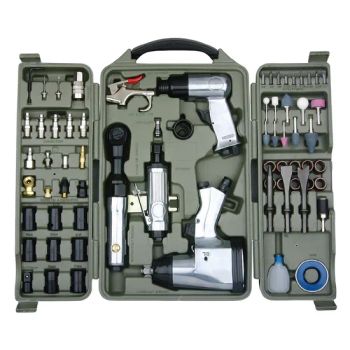 Air Tool and Accessories Kit 71 Piece Impact Wrench Air Ratchet, Die Grinder Air Hammer, Hose Fittings Storage Case - ZHEJIANG SHALL TOOLS CO., LTD. - China