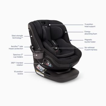 Nuna REVV maxx Rotating Convertible Car Seat